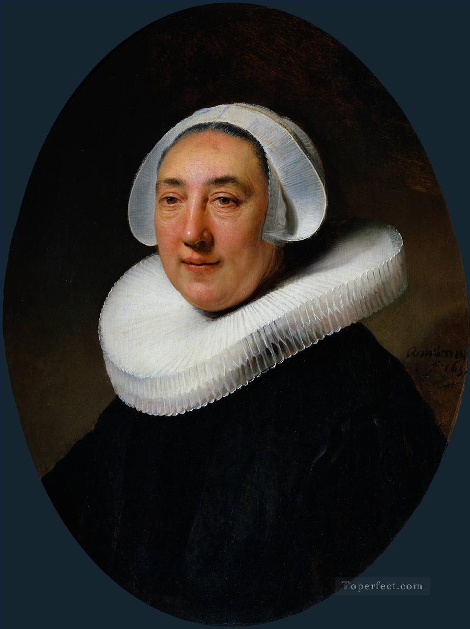 Portrait of Haesje van Cleyburgh Rembrandt Oil Paintings
